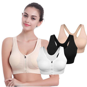 Reggiseno comfort con cerniera magica