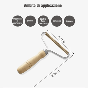 Dispositivo di rimozione della lanugine portatile